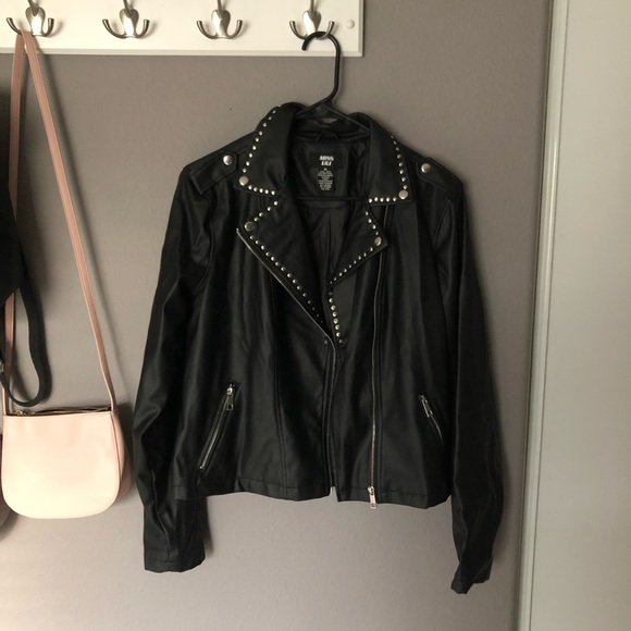 Jackets & Blazers - Faux Leather Jacket